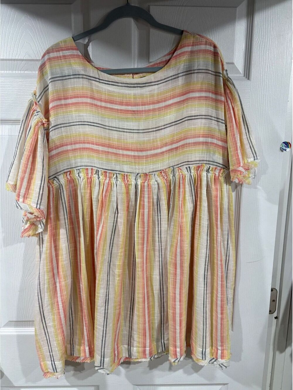 #286 Free People Striped Dress Medium